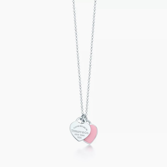 Tiffany & Co. Silver and Pink Charm Necklace - Picture 1 of 3